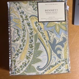 Pottery Barn King Duvet Cover - NWT